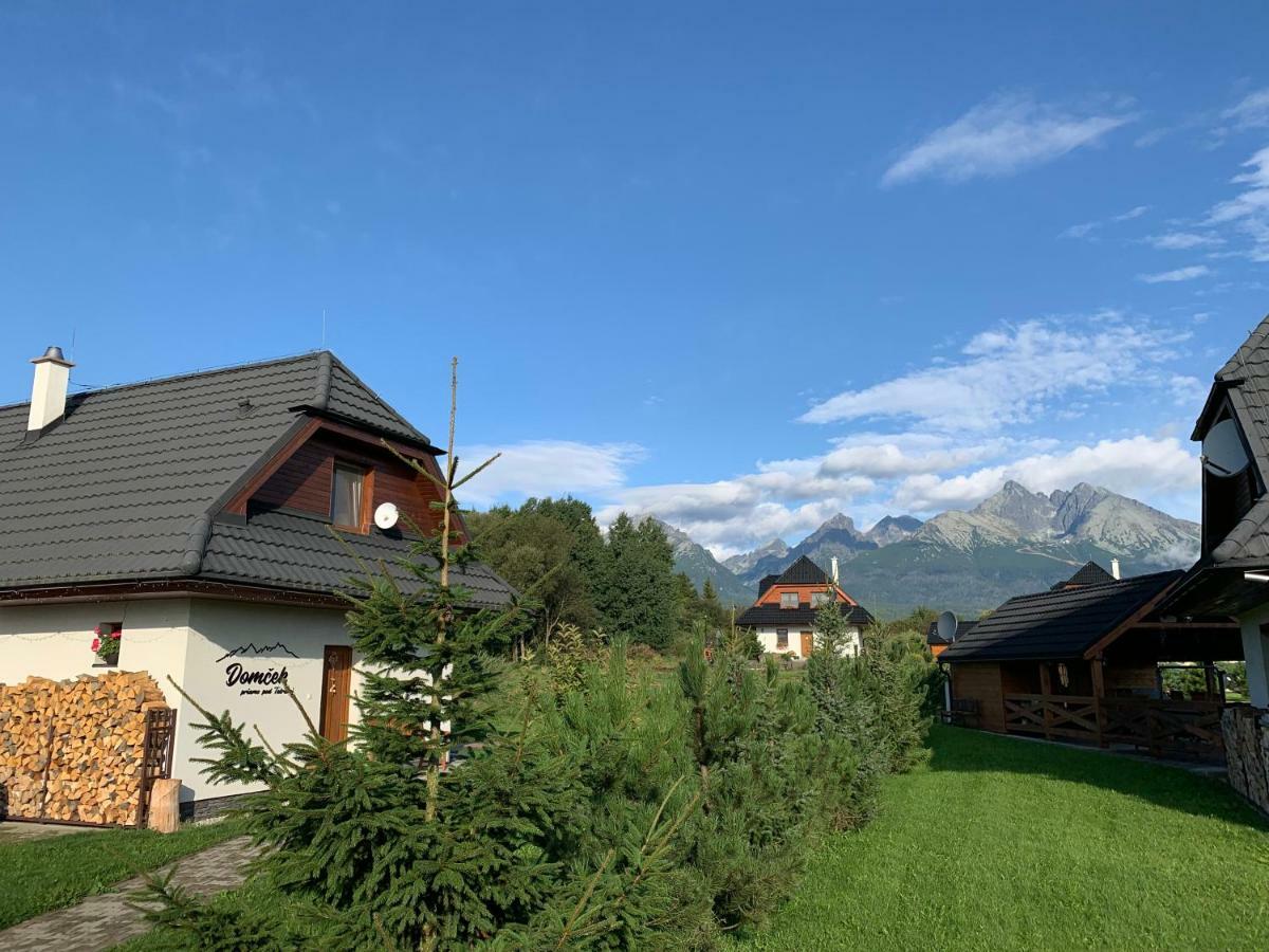 Domcek & Sauna Garden Stará Lesná Exterior foto